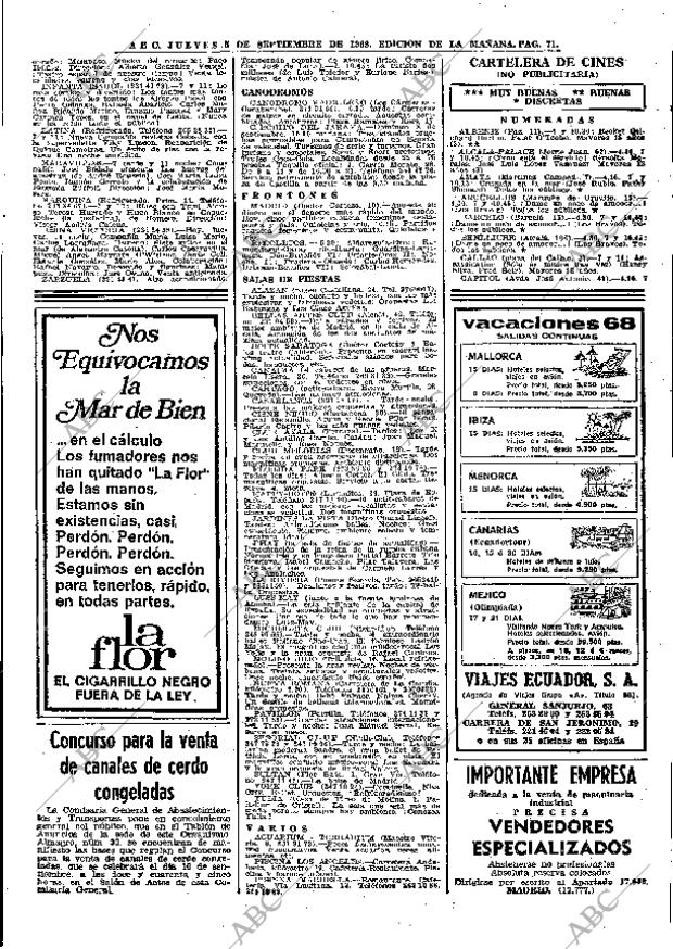 ABC MADRID 05-09-1968 página 69