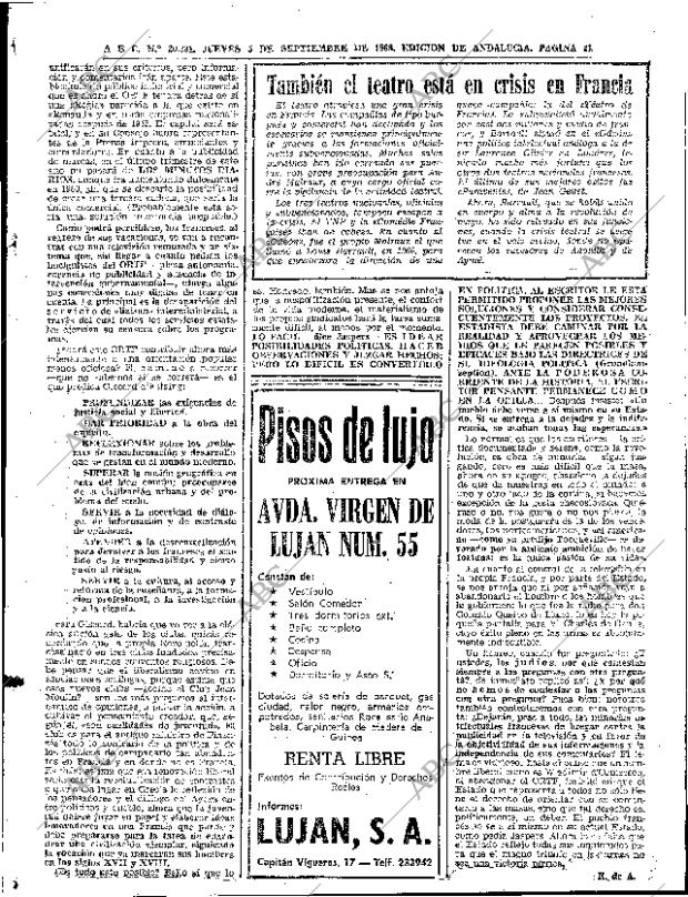 ABC SEVILLA 05-09-1968 página 21