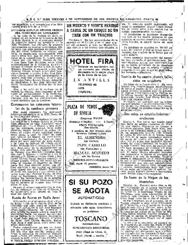 ABC SEVILLA 06-09-1968 página 80