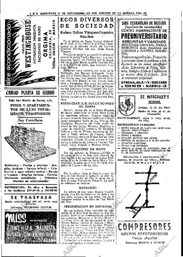 ABC MADRID 11-09-1968 página 48