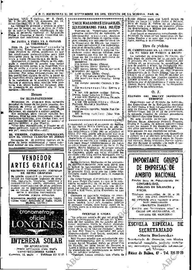 ABC MADRID 11-09-1968 página 58