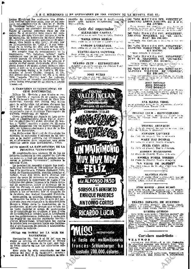 ABC MADRID 11-09-1968 página 64