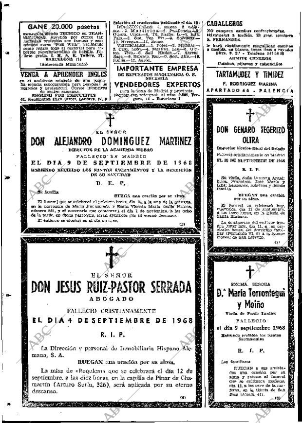 ABC MADRID 11-09-1968 página 84