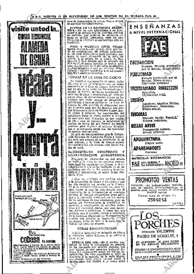 ABC MADRID 13-09-1968 página 48