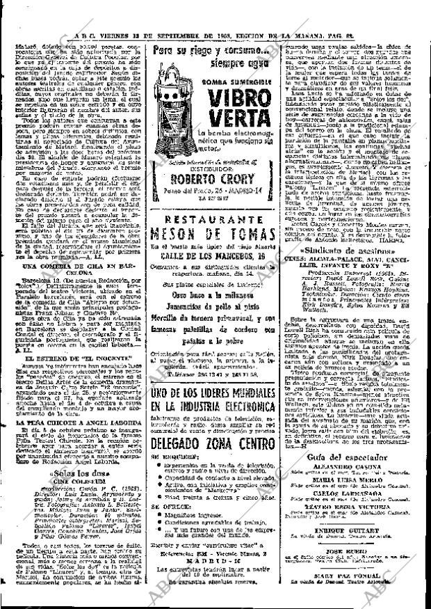 ABC MADRID 13-09-1968 página 68