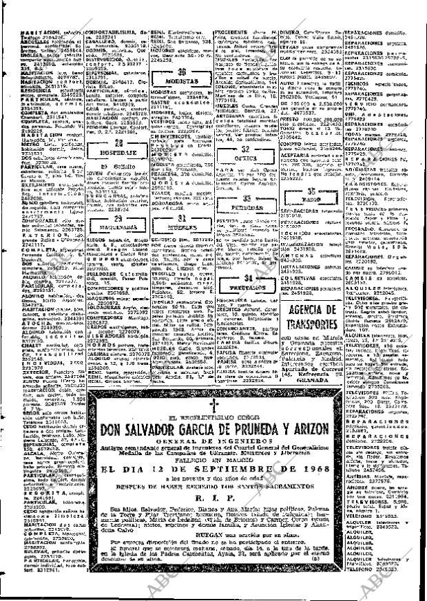 ABC MADRID 13-09-1968 página 84