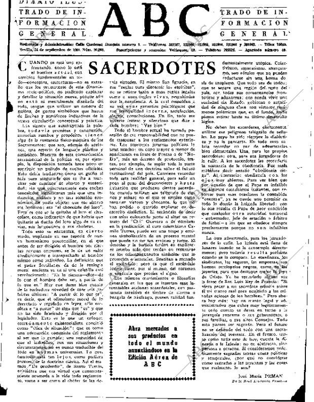 ABC SEVILLA 14-09-1968 página 3