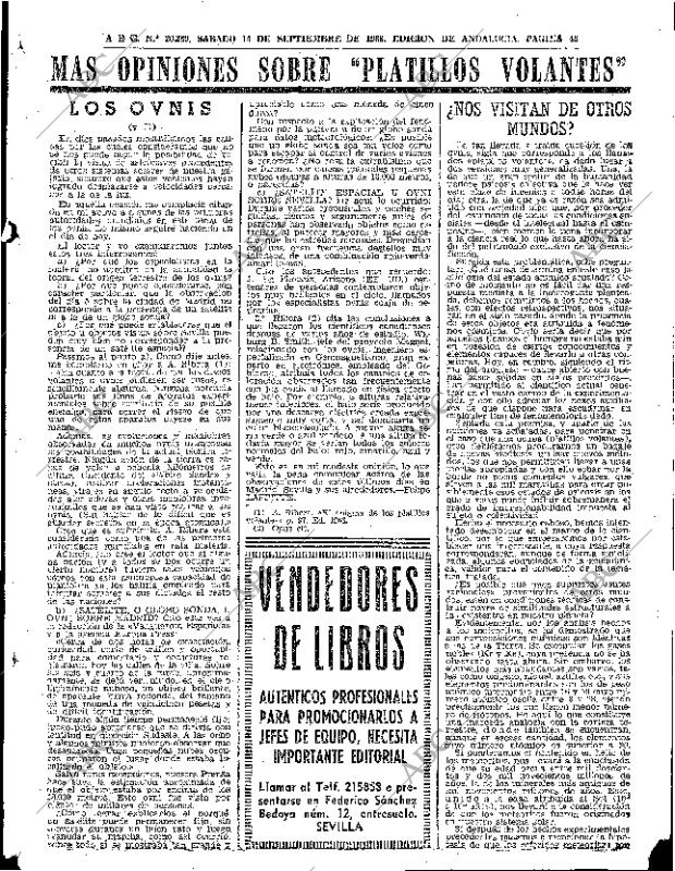 ABC SEVILLA 14-09-1968 página 43