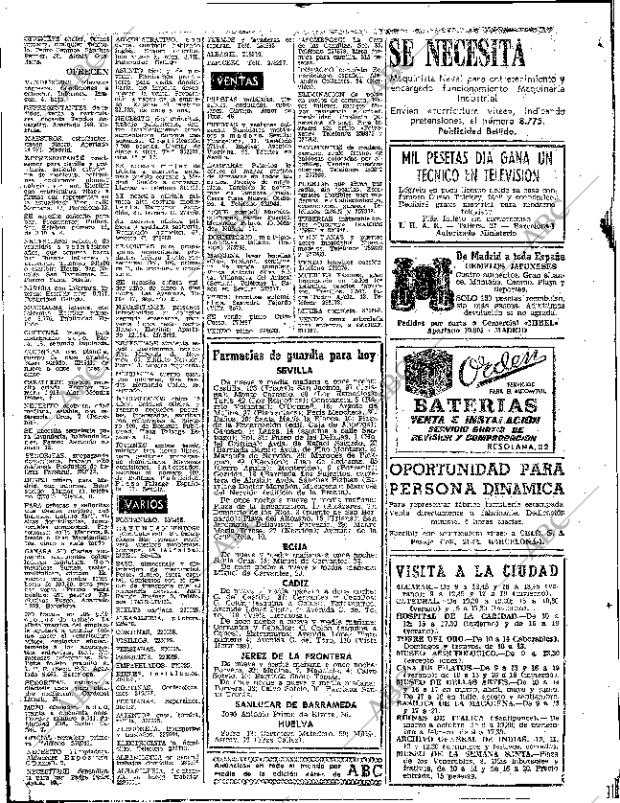 ABC SEVILLA 14-09-1968 página 74