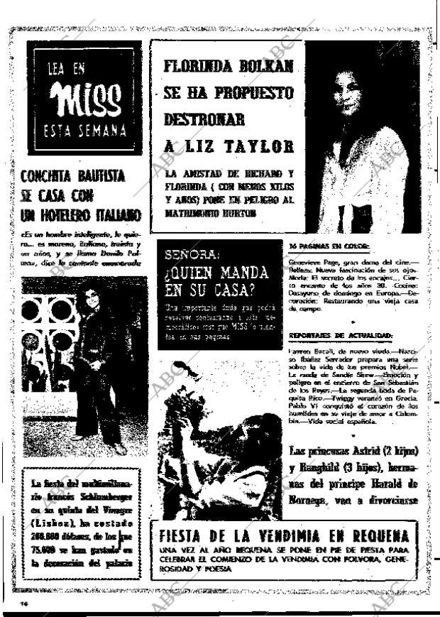 BLANCO Y NEGRO MADRID 14-09-1968 página 66