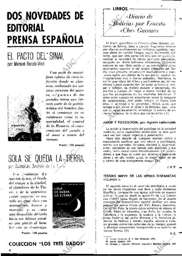 BLANCO Y NEGRO MADRID 14-09-1968 página 8