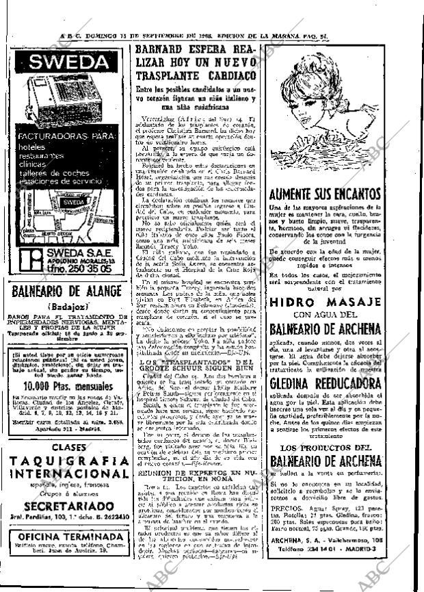ABC MADRID 15-09-1968 página 54