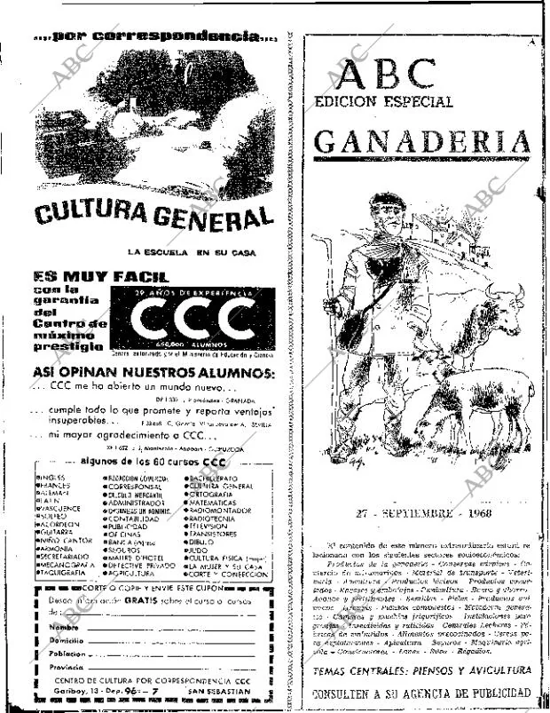 ABC SEVILLA 15-09-1968 página 28