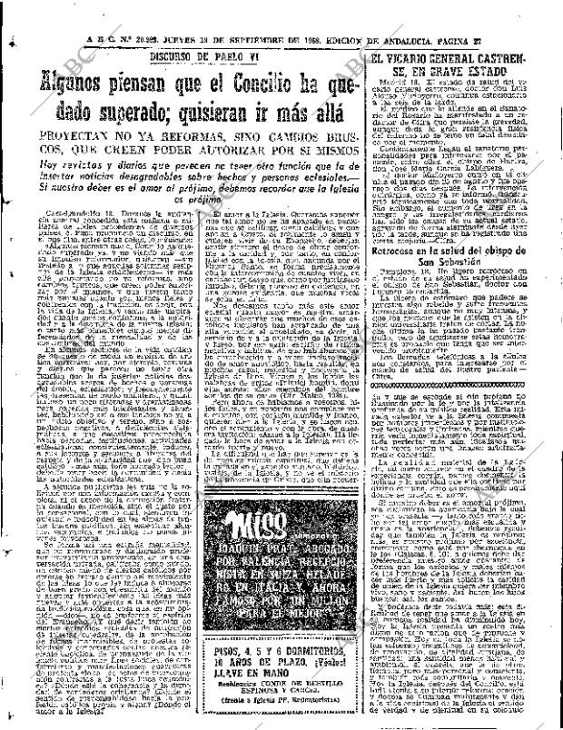 ABC SEVILLA 19-09-1968 página 27