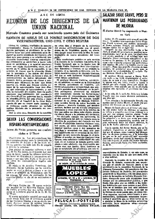ABC MADRID 20-09-1968 página 31