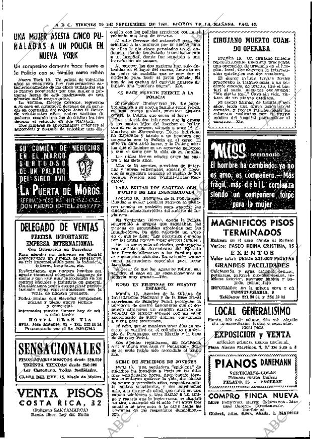 ABC MADRID 20-09-1968 página 40