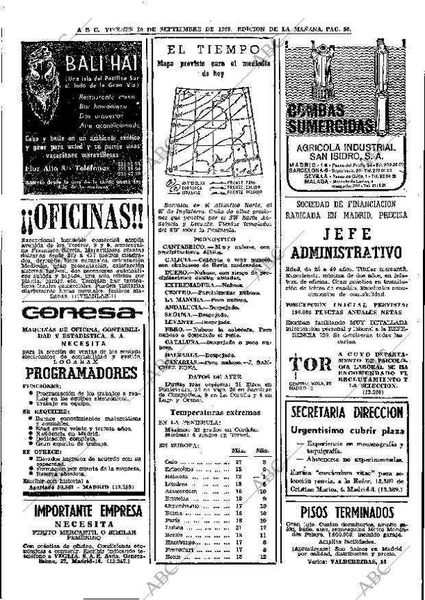 ABC MADRID 20-09-1968 página 44