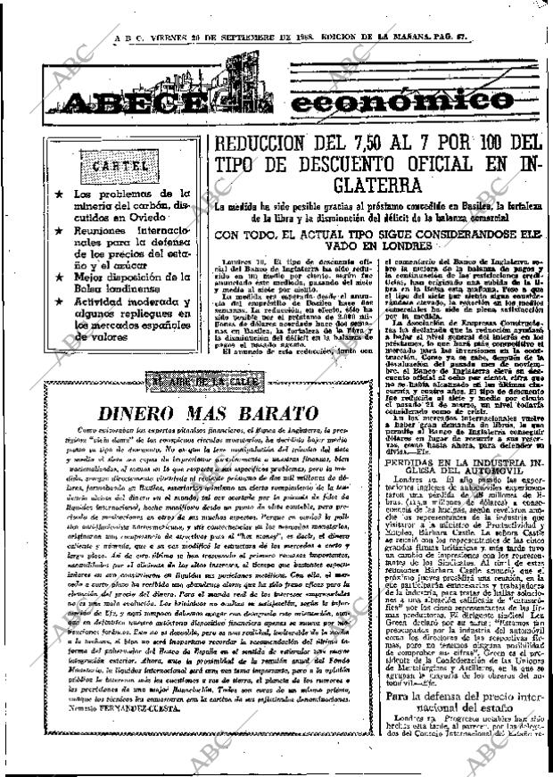 ABC MADRID 20-09-1968 página 61