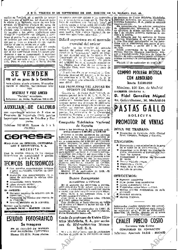 ABC MADRID 20-09-1968 página 62