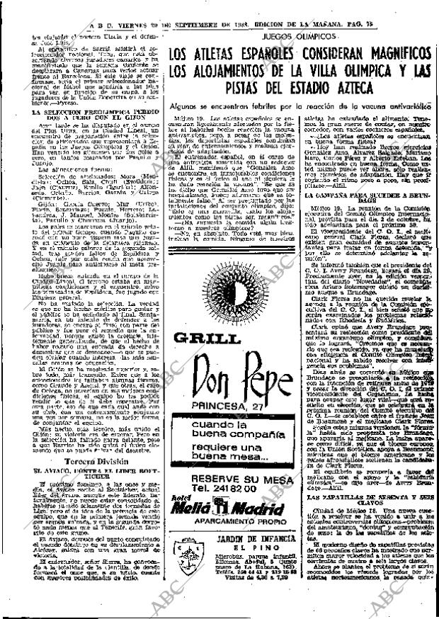 ABC MADRID 20-09-1968 página 69