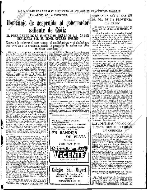 ABC SEVILLA 21-09-1968 página 33