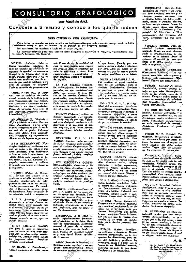 BLANCO Y NEGRO MADRID 21-09-1968 página 80