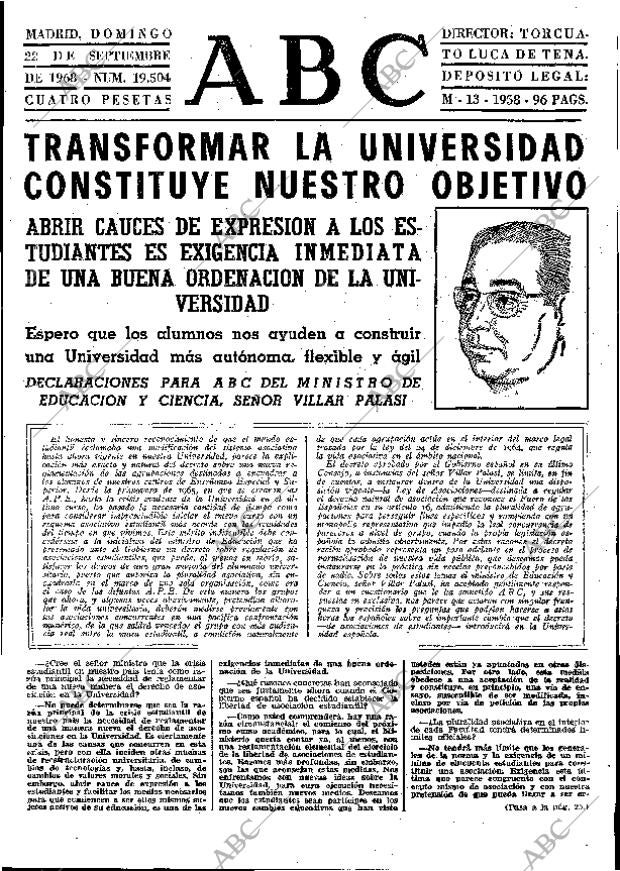ABC MADRID 22-09-1968 página 23