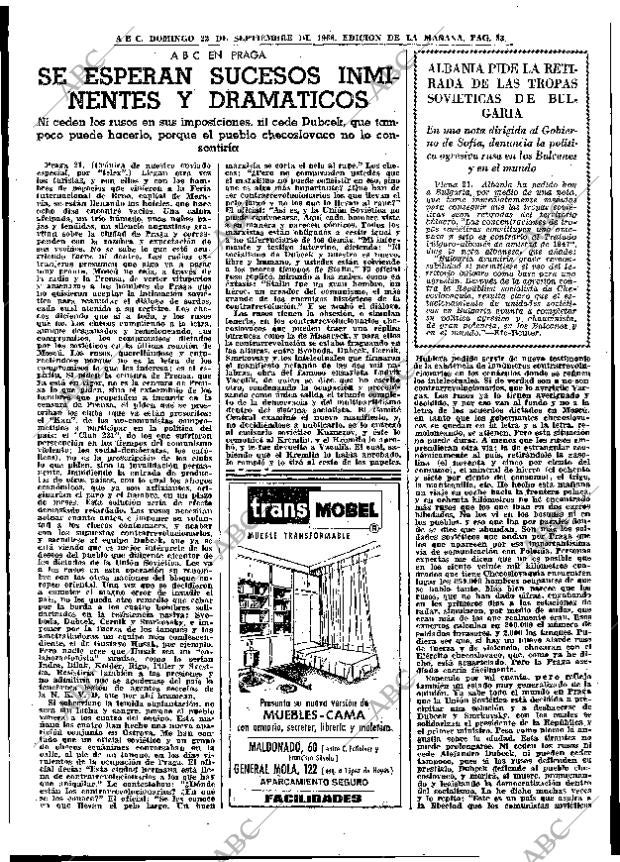 ABC MADRID 22-09-1968 página 33