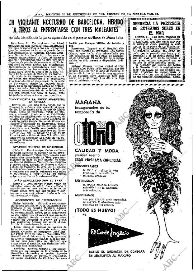 ABC MADRID 22-09-1968 página 39