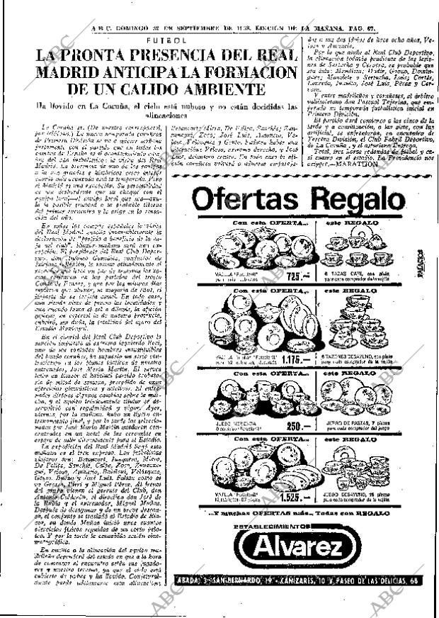ABC MADRID 22-09-1968 página 67