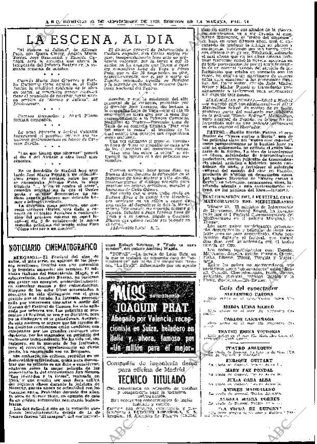 ABC MADRID 22-09-1968 página 74