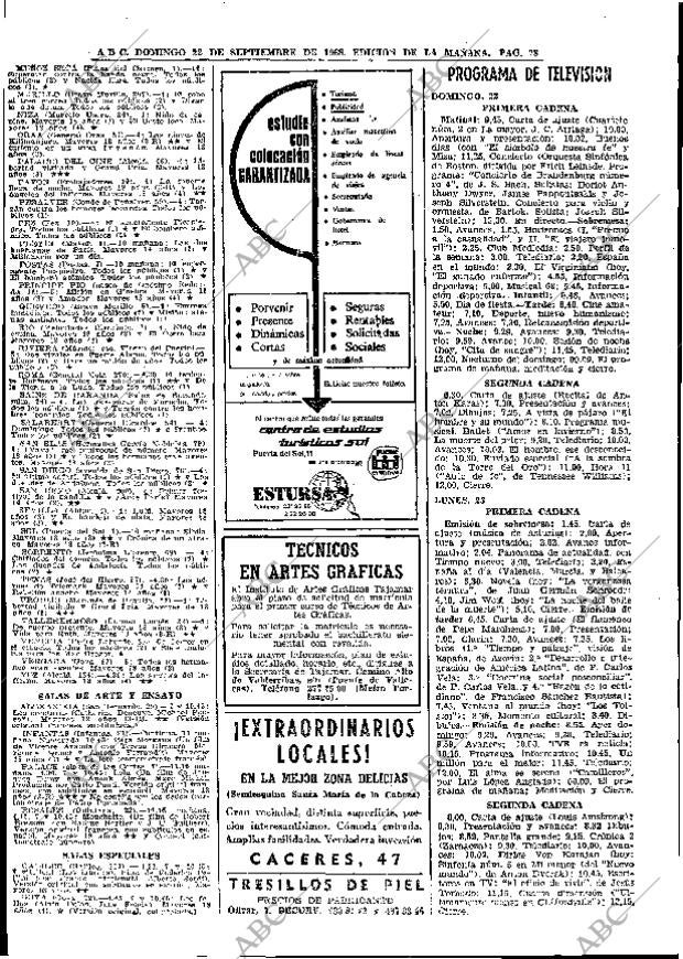 ABC MADRID 22-09-1968 página 78