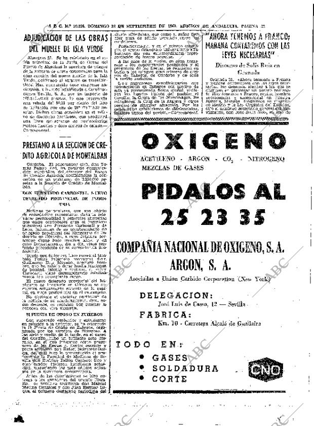 ABC SEVILLA 22-09-1968 página 33