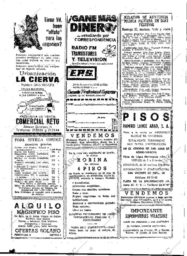 ABC SEVILLA 22-09-1968 página 57