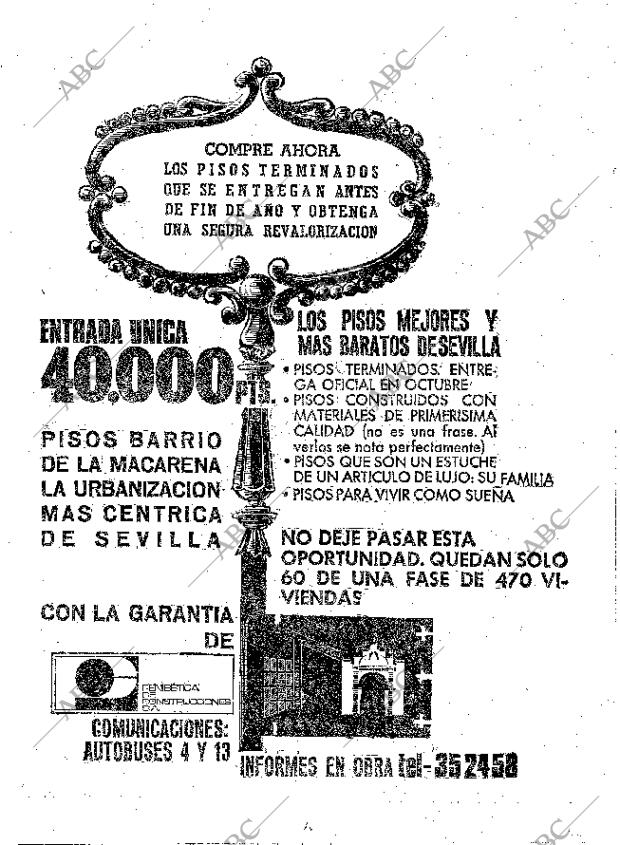 ABC SEVILLA 22-09-1968 página 58