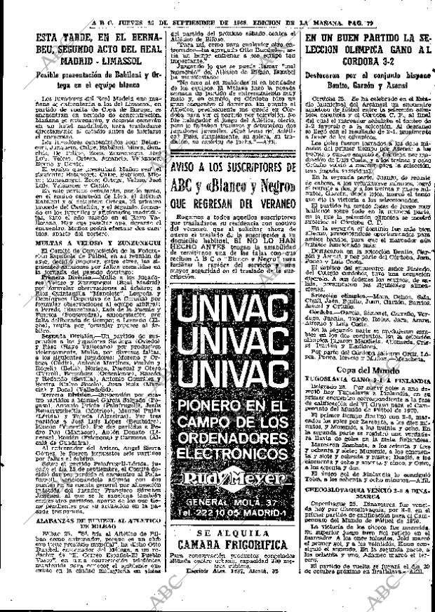 ABC MADRID 26-09-1968 página 77