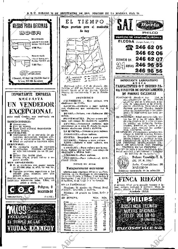 ABC MADRID 28-09-1968 página 64