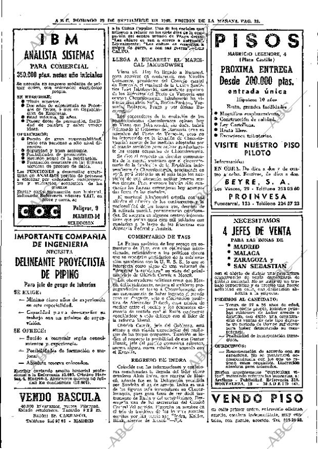 ABC MADRID 29-09-1968 página 28