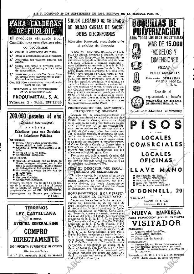 ABC MADRID 29-09-1968 página 40