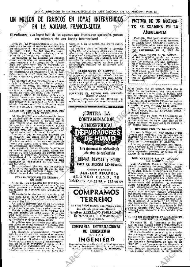 ABC MADRID 29-09-1968 página 43