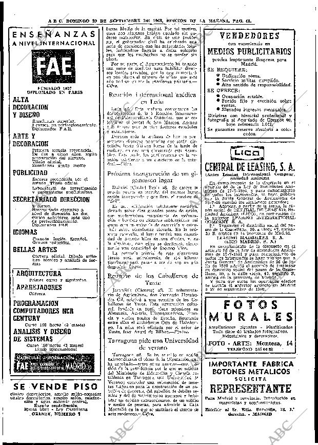 ABC MADRID 29-09-1968 página 48