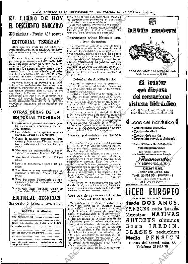 ABC MADRID 29-09-1968 página 58