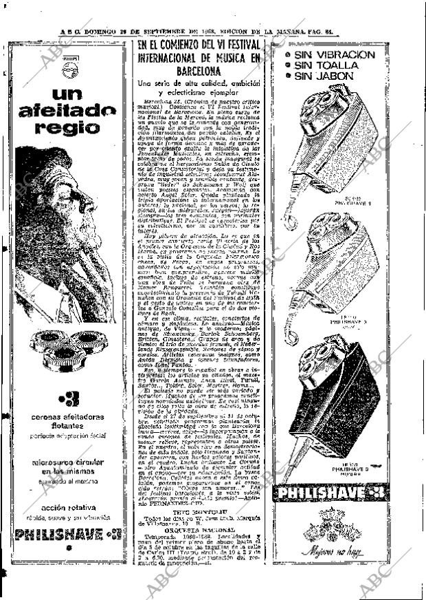 ABC MADRID 29-09-1968 página 84