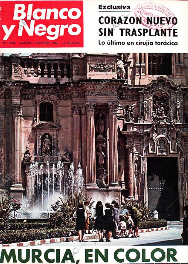 BLANCO Y NEGRO MADRID 05-10-1968 página 1