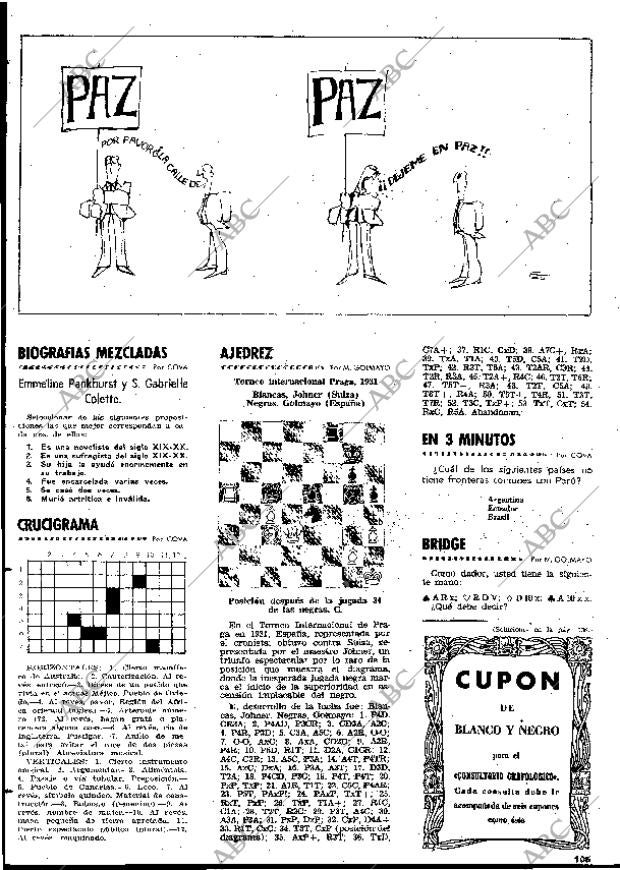 BLANCO Y NEGRO MADRID 05-10-1968 página 105