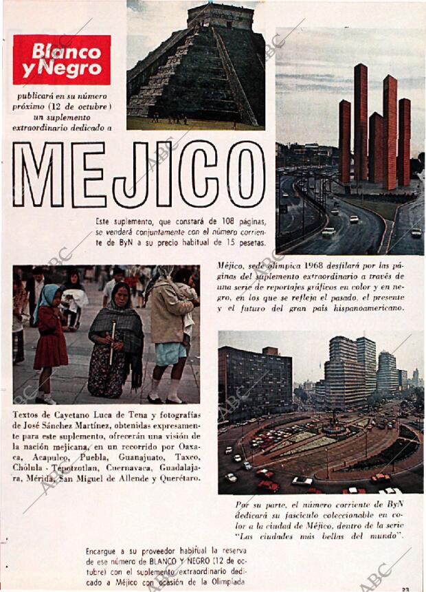 BLANCO Y NEGRO MADRID 05-10-1968 página 23