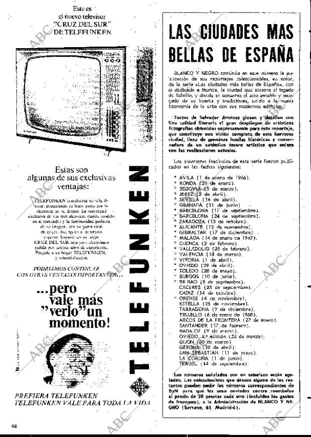 BLANCO Y NEGRO MADRID 05-10-1968 página 46