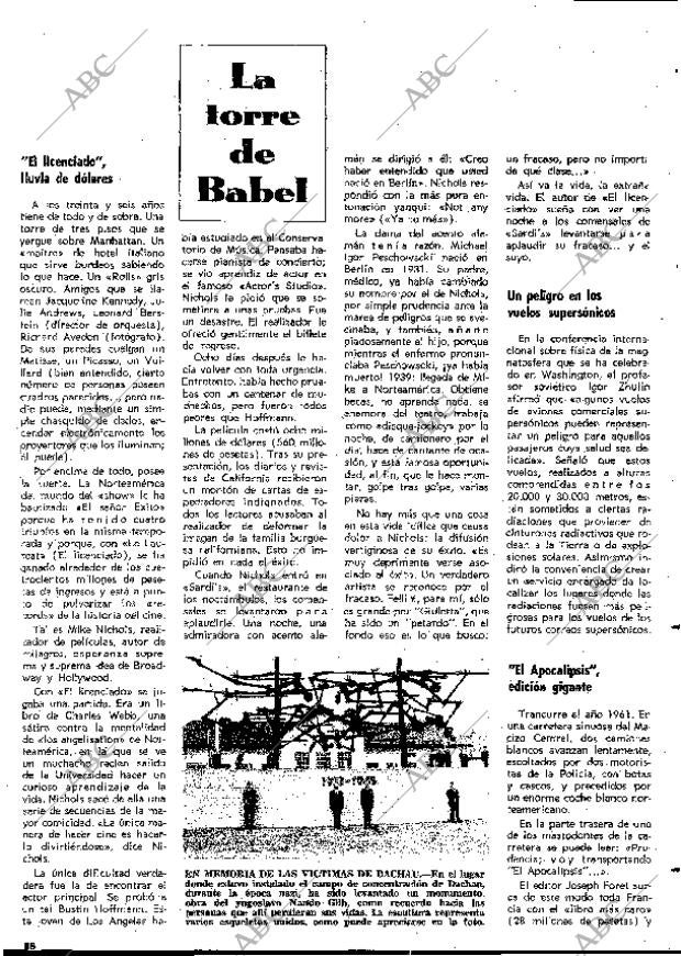 BLANCO Y NEGRO MADRID 05-10-1968 página 68