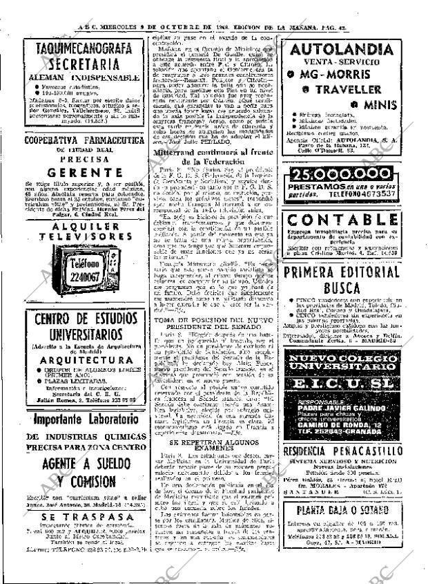 ABC MADRID 09-10-1968 página 42