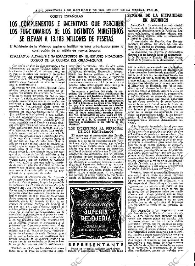 ABC MADRID 09-10-1968 página 45